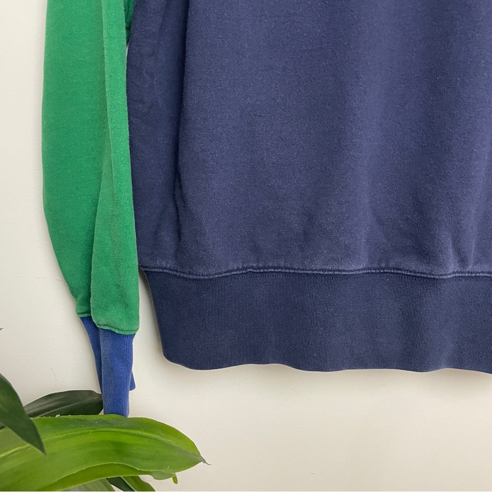 TEDDY FRESH Colorblock Hoodie Navy Green Red Size Men's Small - Picture 13 of 14